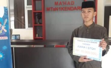 Raih Juara Hafalan 5 Juz, Santri Ma’had MTsN 1 Kendari, Melaju Ke STQH Tingkat Provinsi