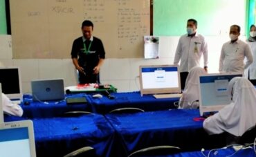 Kabid Penma Kanwil Pantau Pelaksanaan ANBK  MTsN 1 Kendari