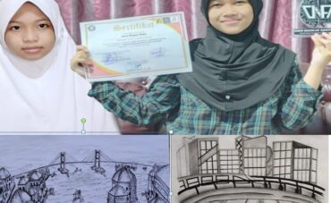 Dua Siswa MTsN 1 Kendari  Juara Lomba Sketsa Se-Kota Kendari