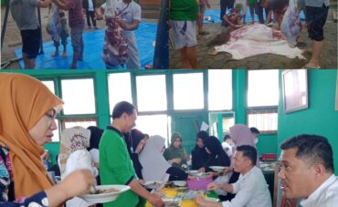 MTsN 1 Kendari Sembelih 8 Ekor Hewan Qurban