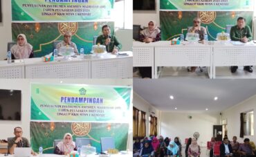 MTsN 1 Kendari Gelar Pendampingan Penyusunan Instrumen Asesemen Madrasah (AM)