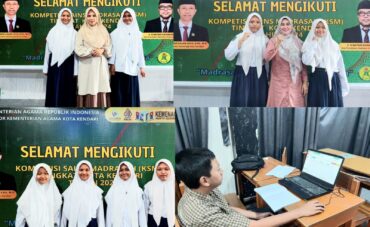 3 Siswa MTsN 1 Kendari Raih Medali Emas dalam Ajang KSM Tingkat Kota Kendari
