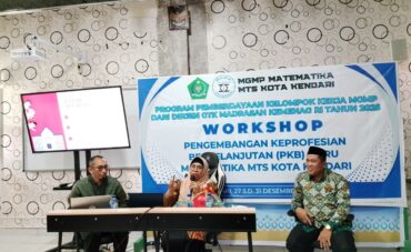 Kakankemenag Kota Kendari Sampaikan Materi dan Tutup Workshop MGMP Matematika MTs Kota Kendari